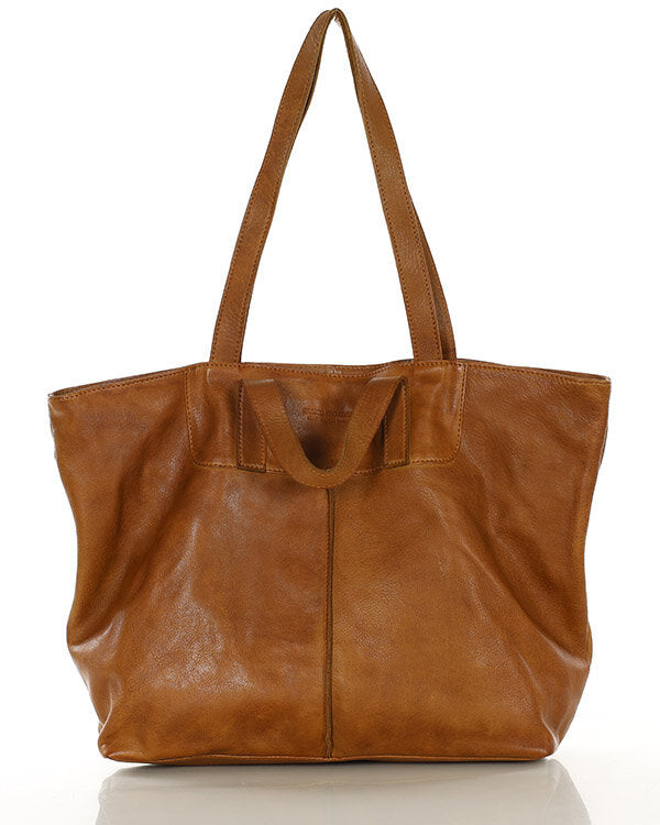TREVISO. Damska torba na ramię Tote Bag z włoskiej skóry naturalnej