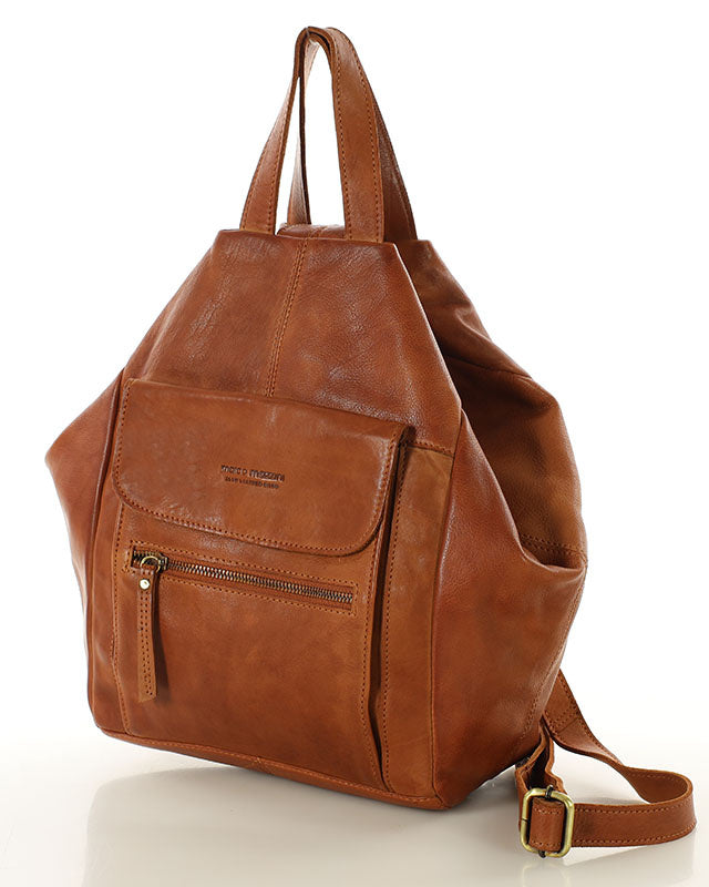BOCCACCIO. Damski plecak miejski z włoskiej skóry naturalnej