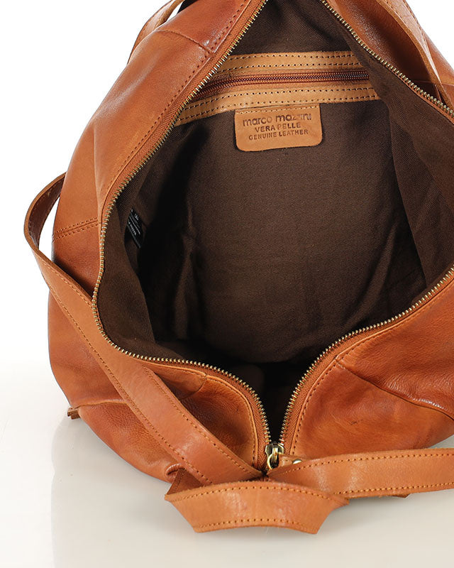 BOCCACCIO. Damski plecak miejski z włoskiej skóry naturalnej