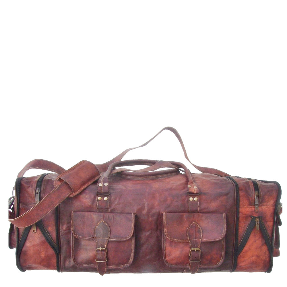 AMMAN VINTAGE Skórzana torba podróżna Unisex 30